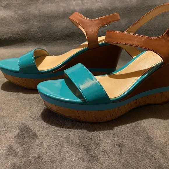 Marc Fisher Wedge Sandals - Picture 1 of 4